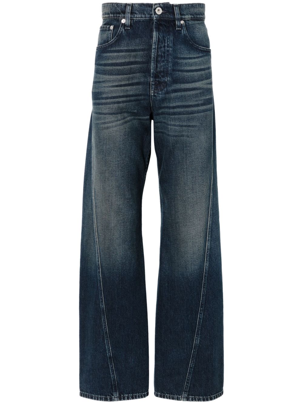 Lanvin Twisted 牛仔裤 - 蓝色