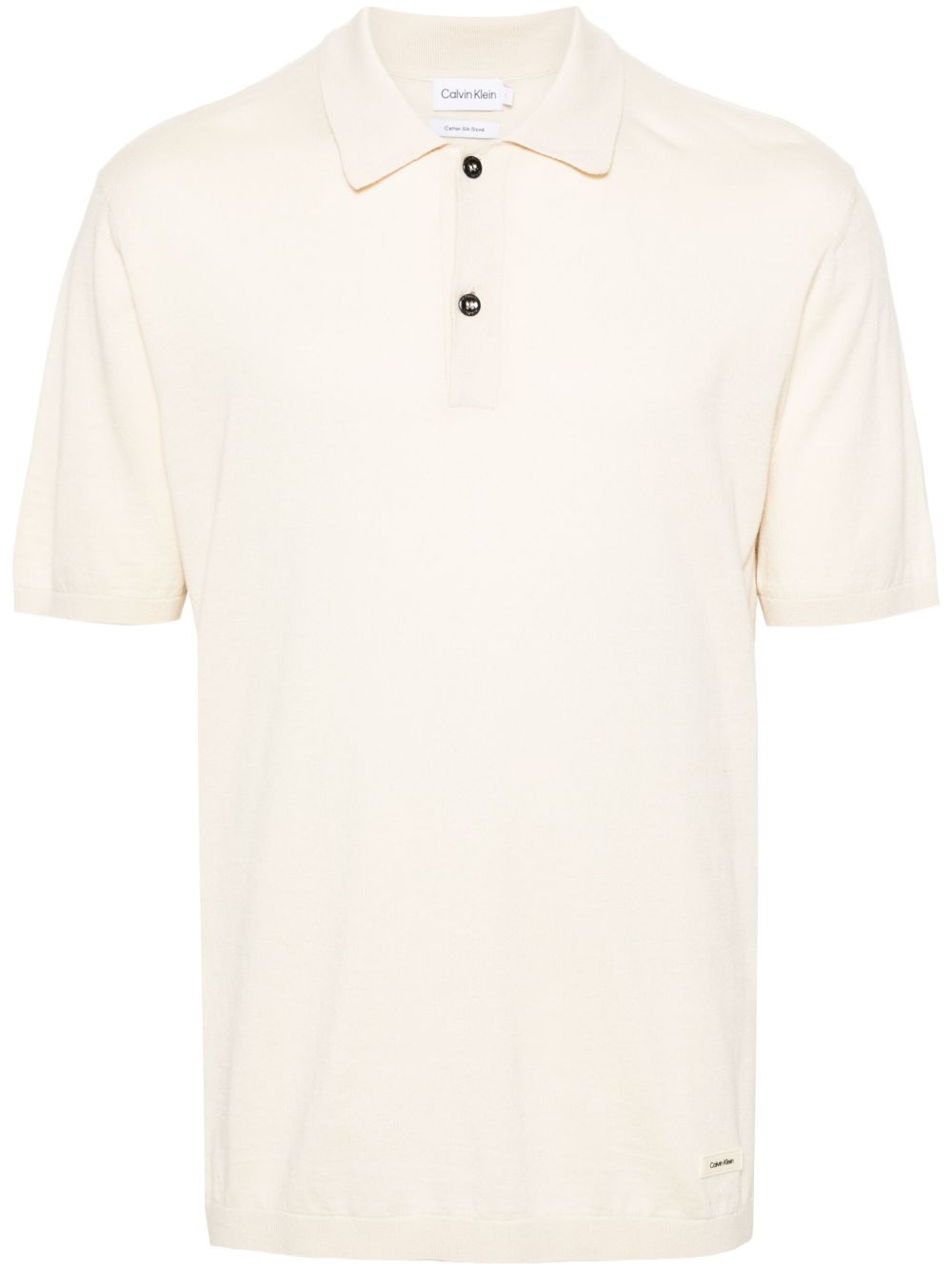 Calvin Klein 橡胶logo polo衫 - 中性色