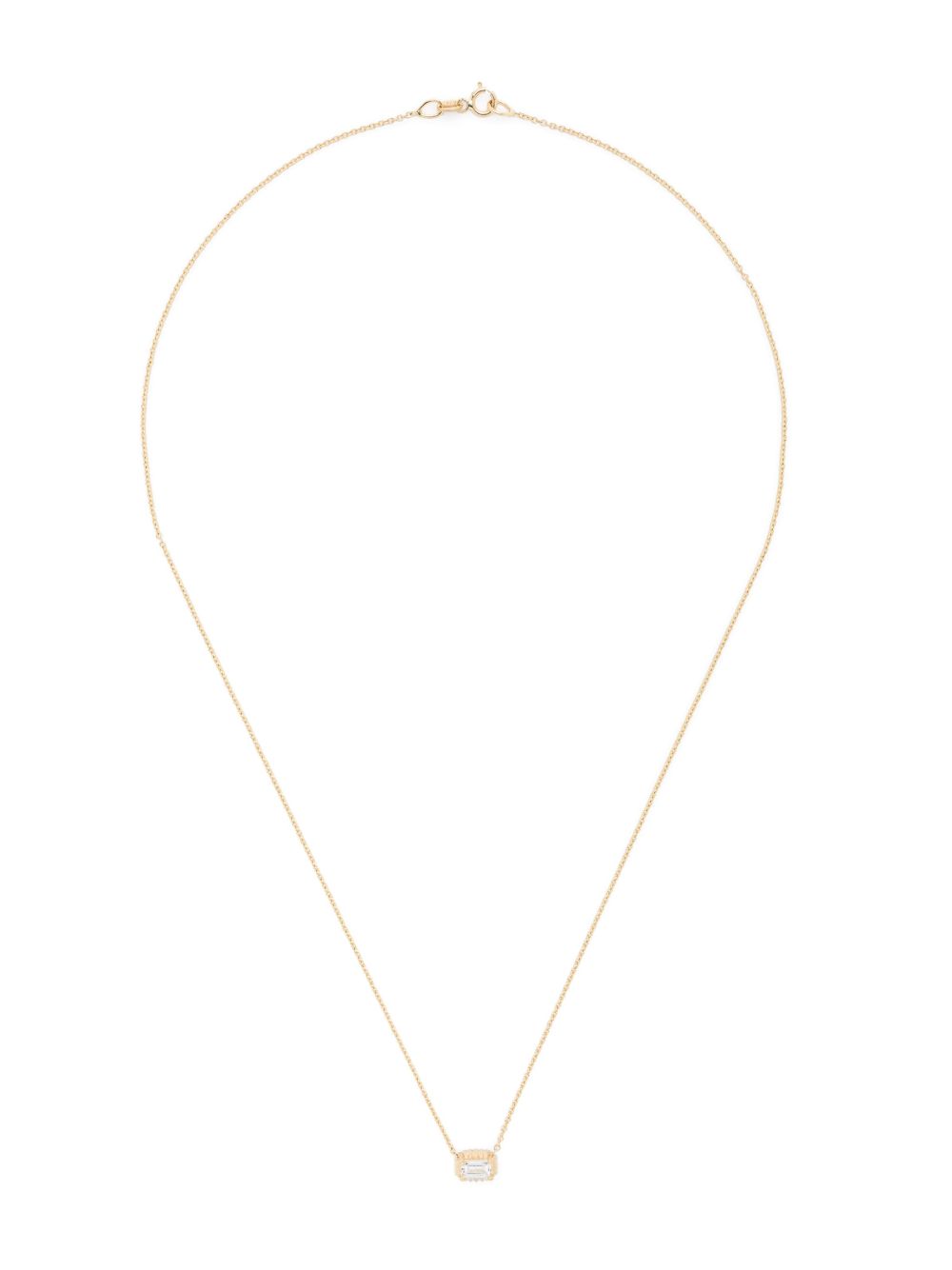 Lizzie Mandler Fine Jewelry 18K黄金钻石项链 - 金色