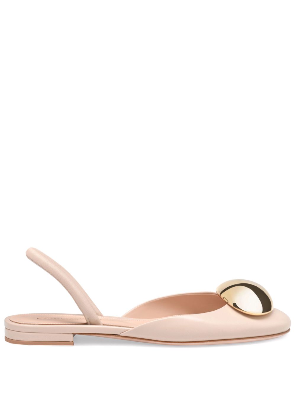 Gianvito Rossi Sphera 芭蕾平底鞋 - 中性色