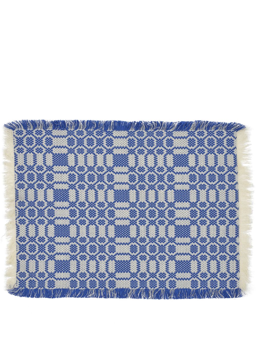 Cabana Lecce cotton placemat - 蓝色