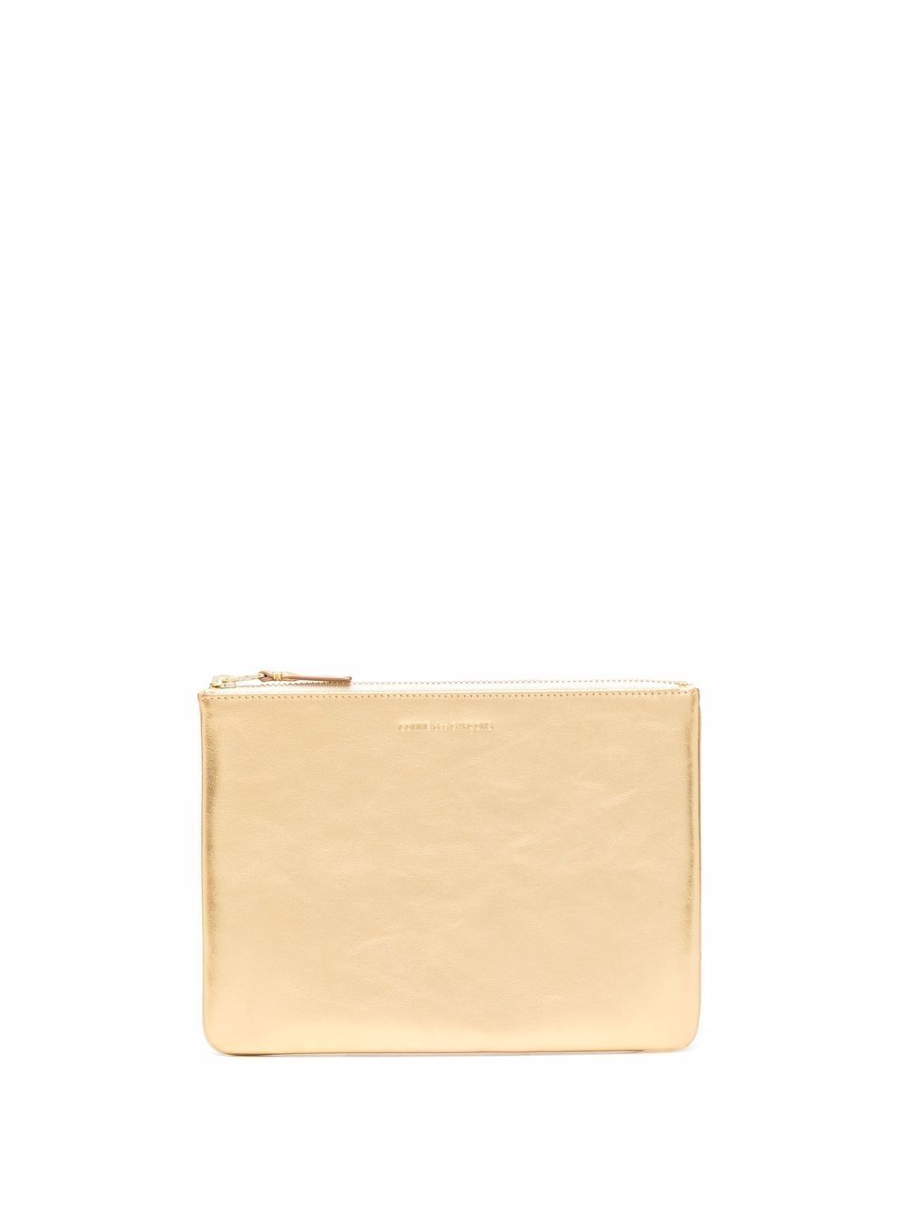 Comme Des Garçons Wallet 金属感手拿包 - 金属色
