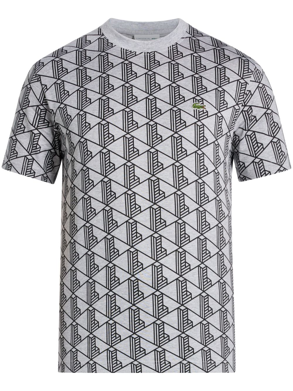 Lacoste 经典logo图案T恤 - 灰色
