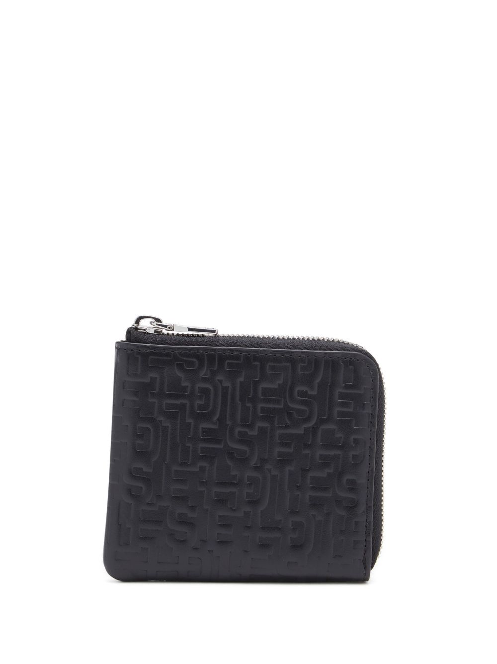 Diesel Pc Monogram 皮质钱包 - 灰色