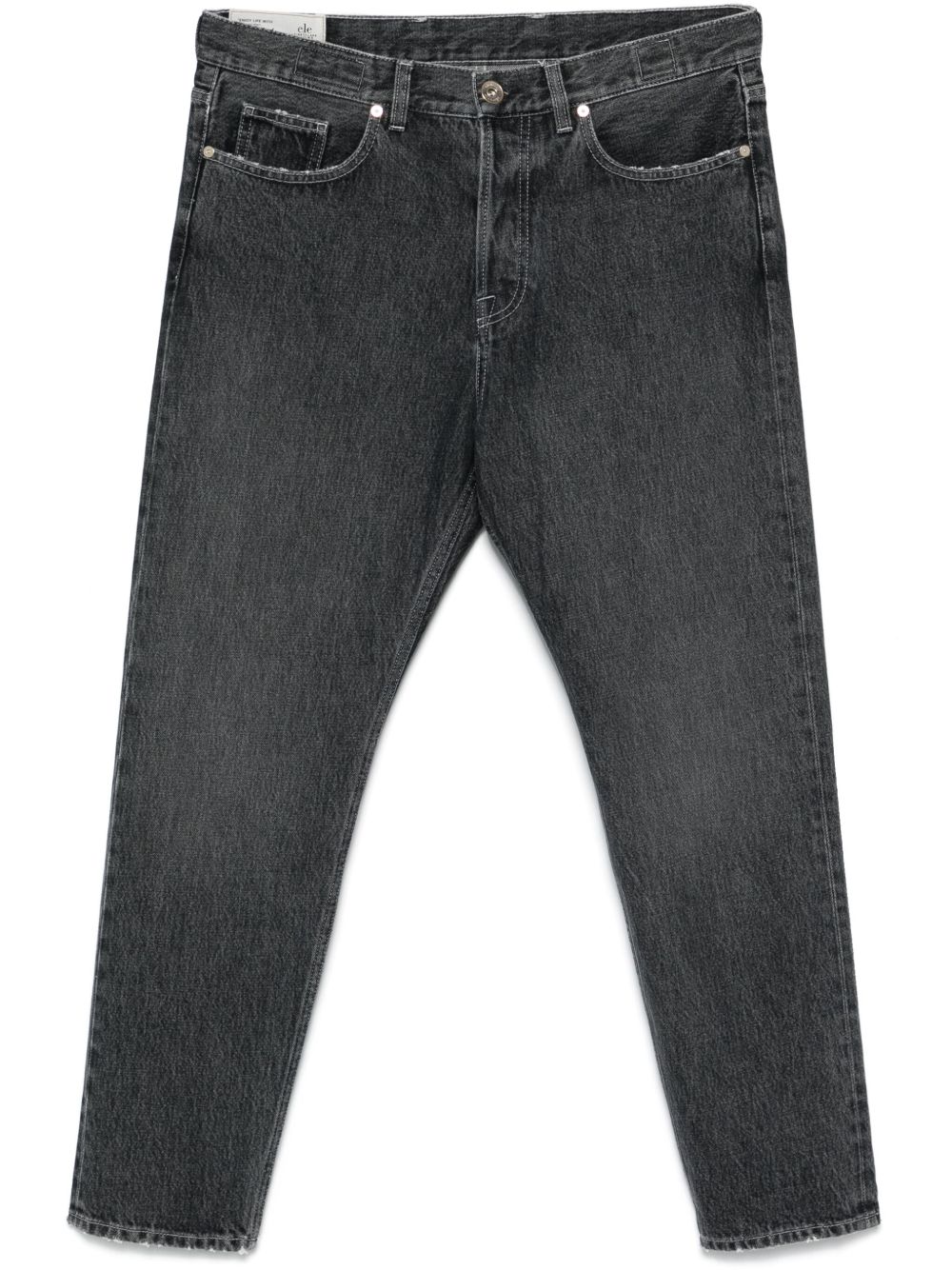 Eleventy 5 Pockets Over 牛仔裤 - 黑色
