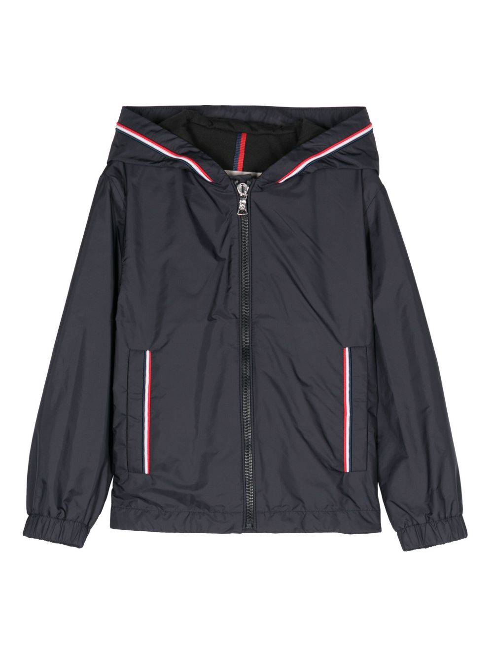 Moncler Enfant 连帽轻薄夹克 - 蓝色