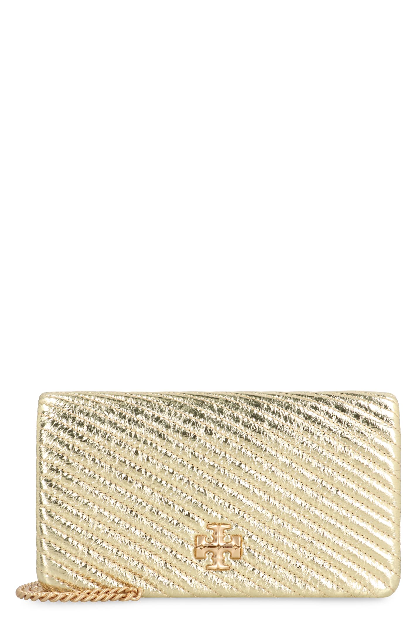 Tory Burch Kira Leather Wallet On Chain
