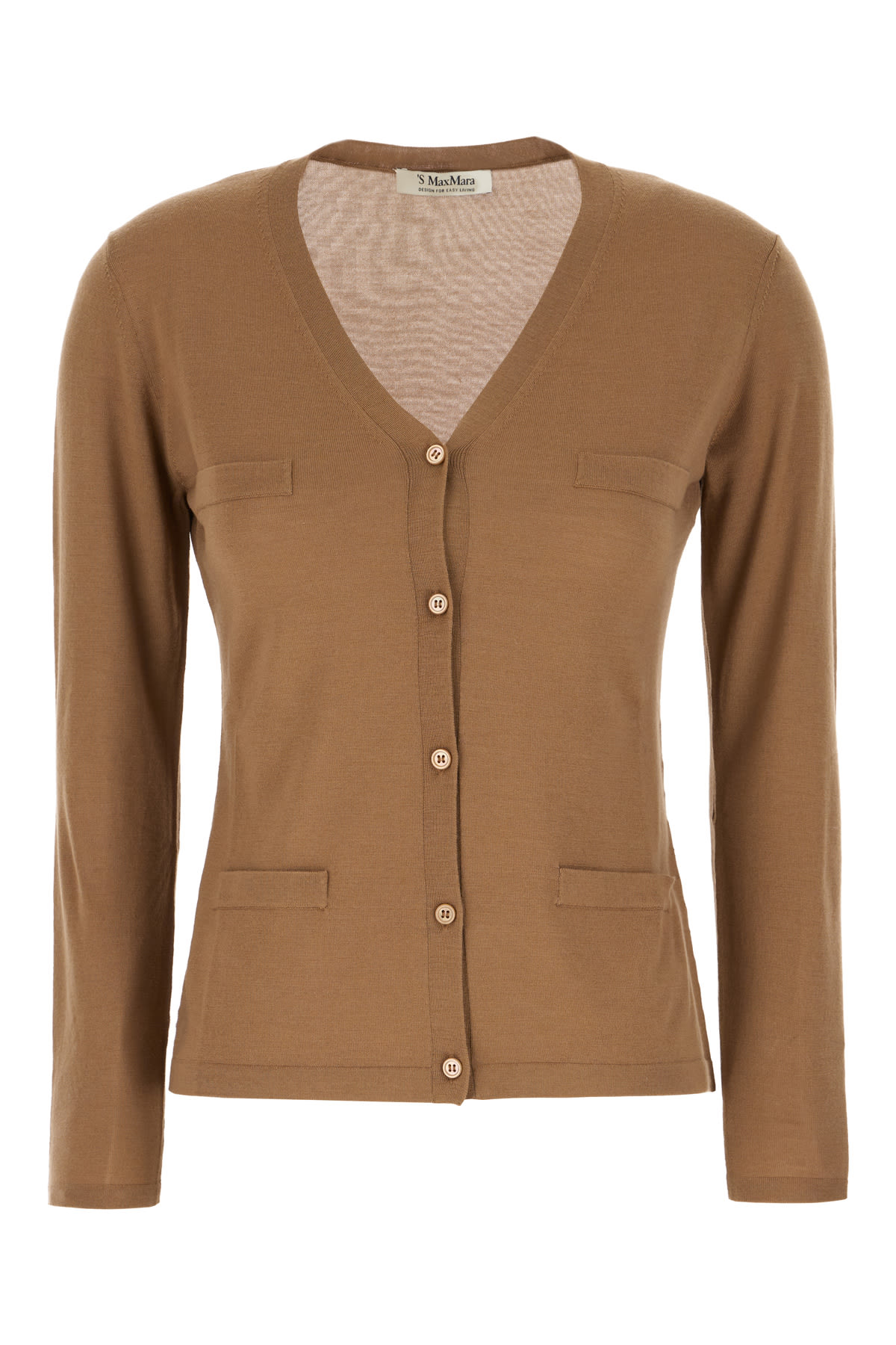 'S Max Mara Camel Wool Cardigan