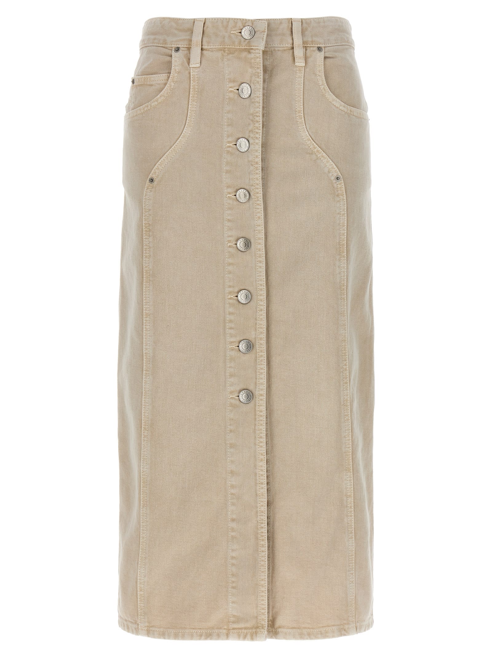 Marant Étoile Buttoned Midi Skirt