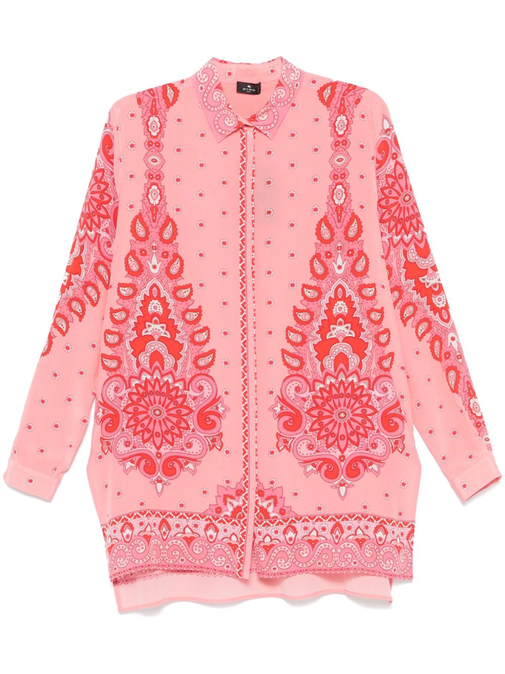 ETRO 佩斯理花卉印花衬衫 - 粉色