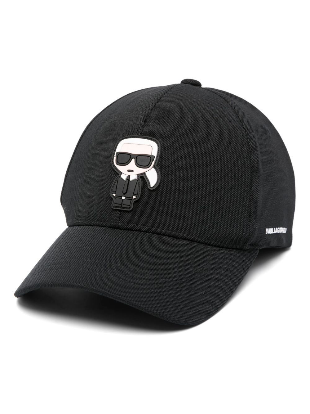 Karl Lagerfeld Ikonik Karl 棒球帽 - 黑色