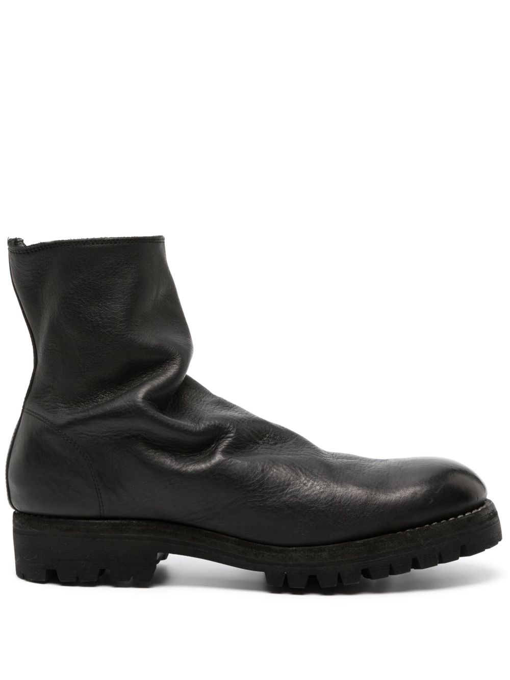 Guidi 796LV 皮质及踝靴 - 黑色