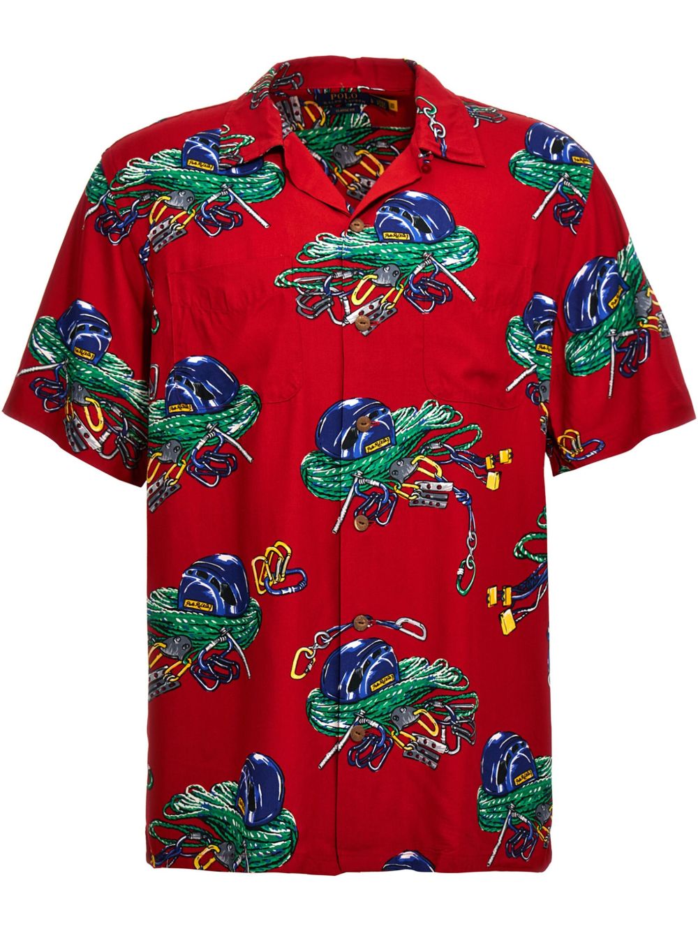 Polo Ralph Lauren 登山印花衬衫 - 红色