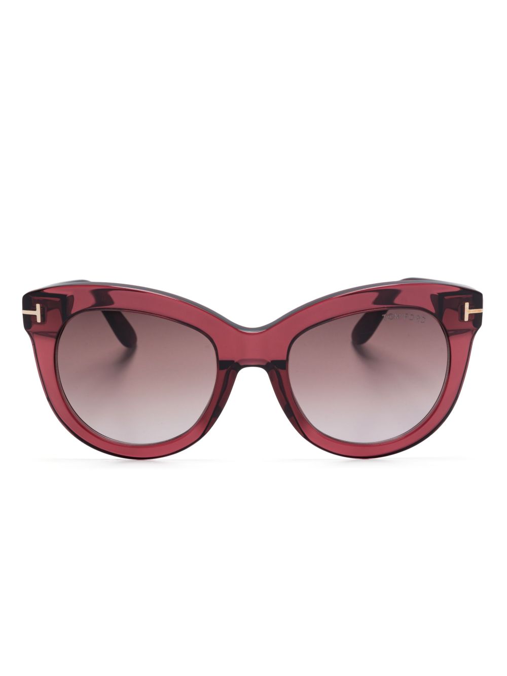 TOM FORD Eyewear Odette 太阳眼镜 - 红色