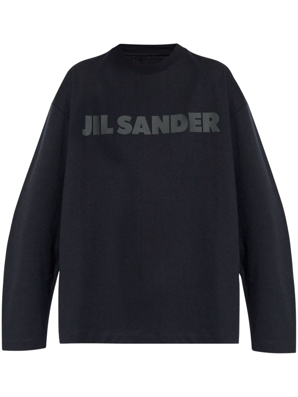 Jil Sander logo T恤 - 黑色