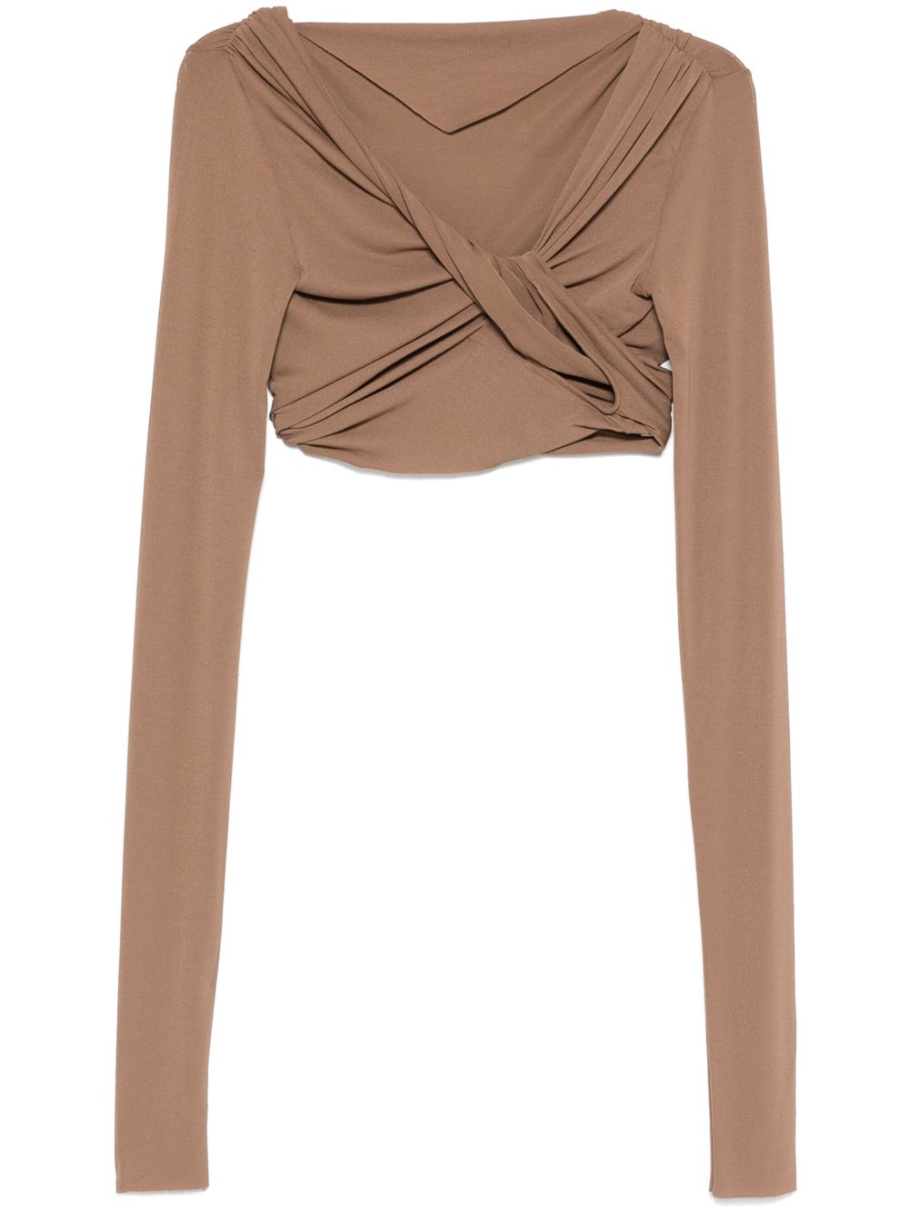 Rick Owens Lilies Jade 上衣 - 褐色