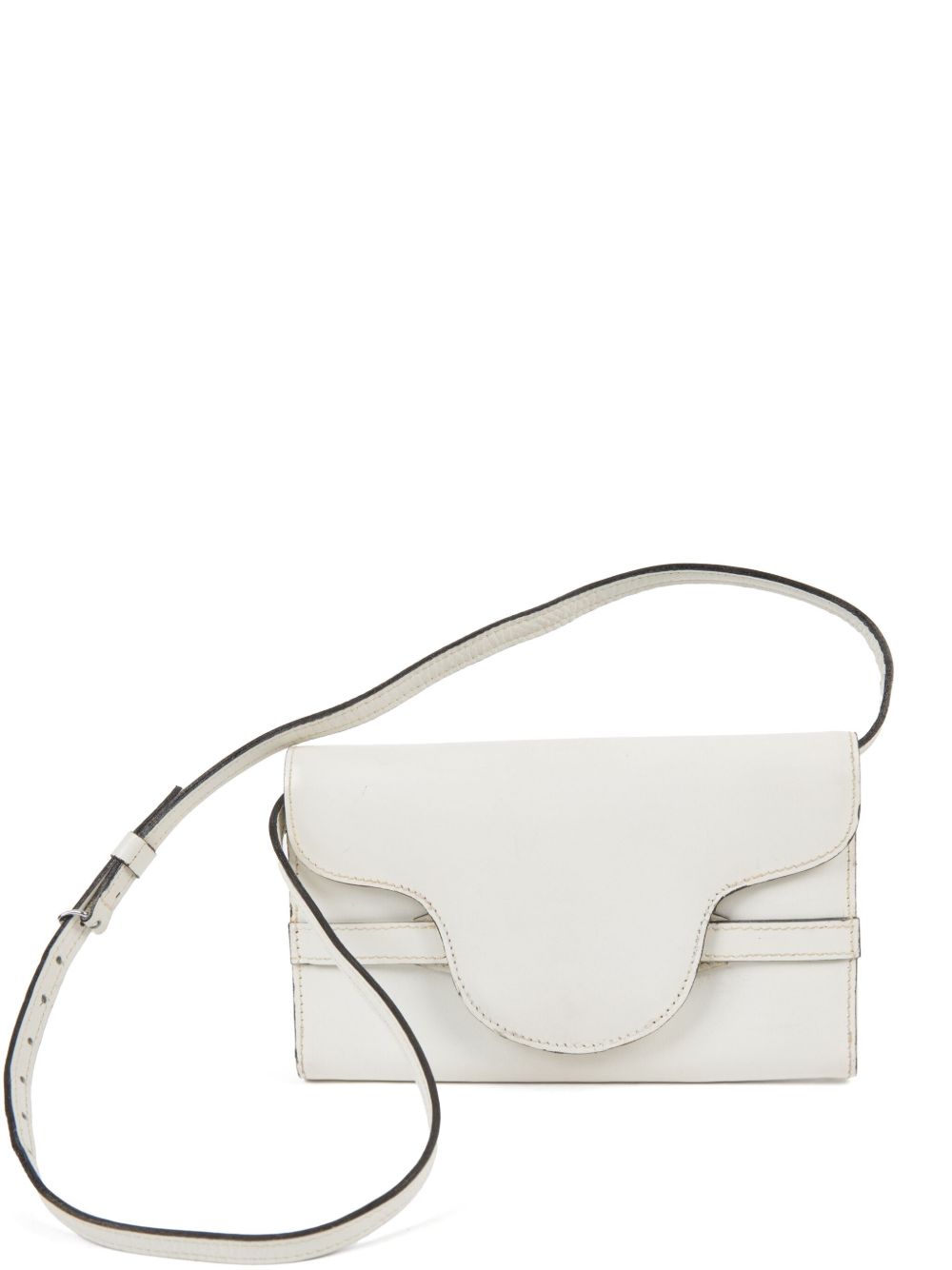 Céline Pre-Owned 皮质单肩包（1970年典藏款） - 白色