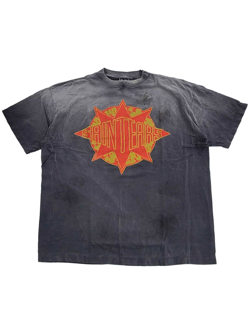 SAINT MXXXXXX x Denim Tears logo印花T恤 - 黑色