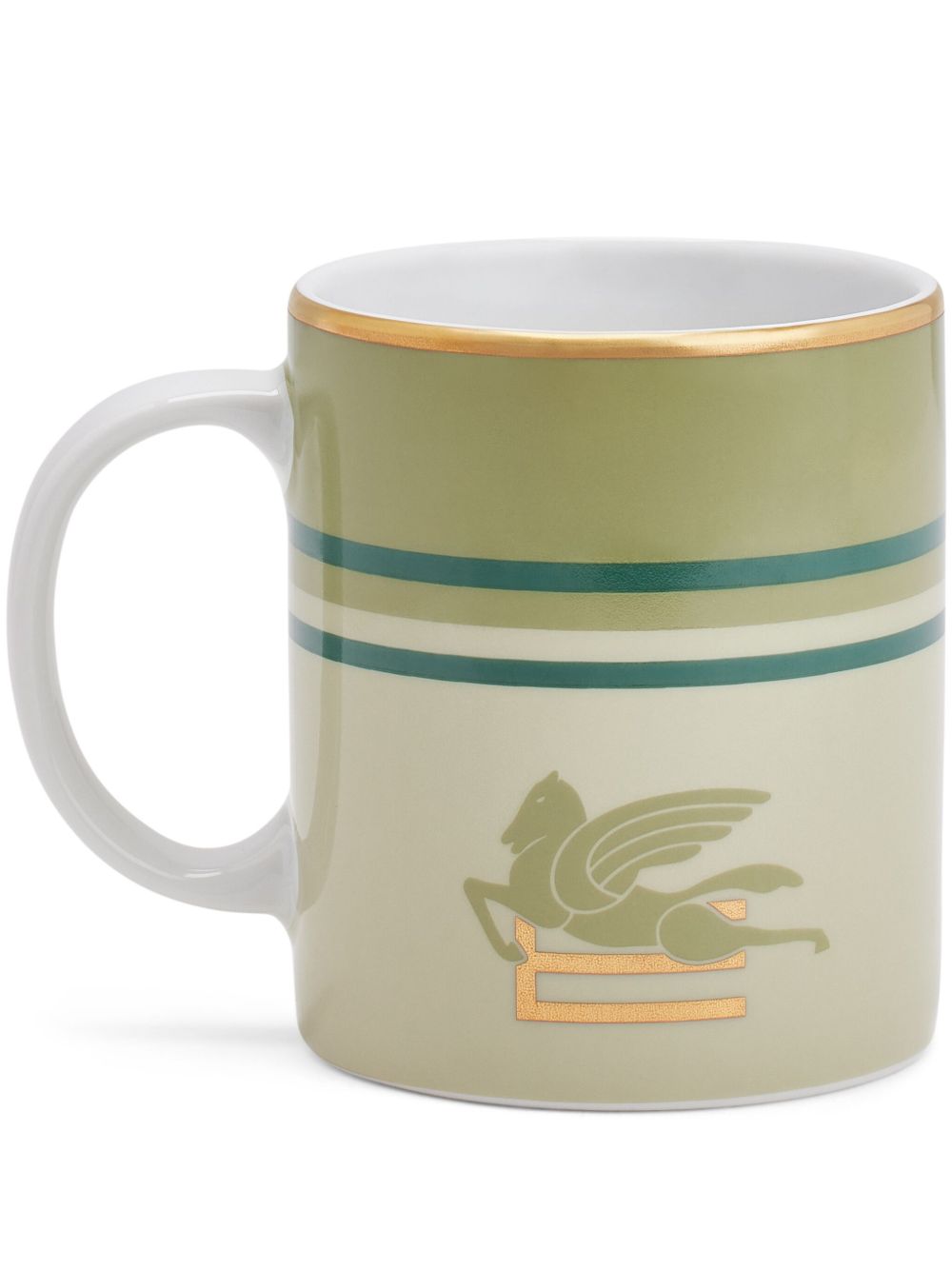 ETRO HOME Pegaso logo马克杯 - 绿色