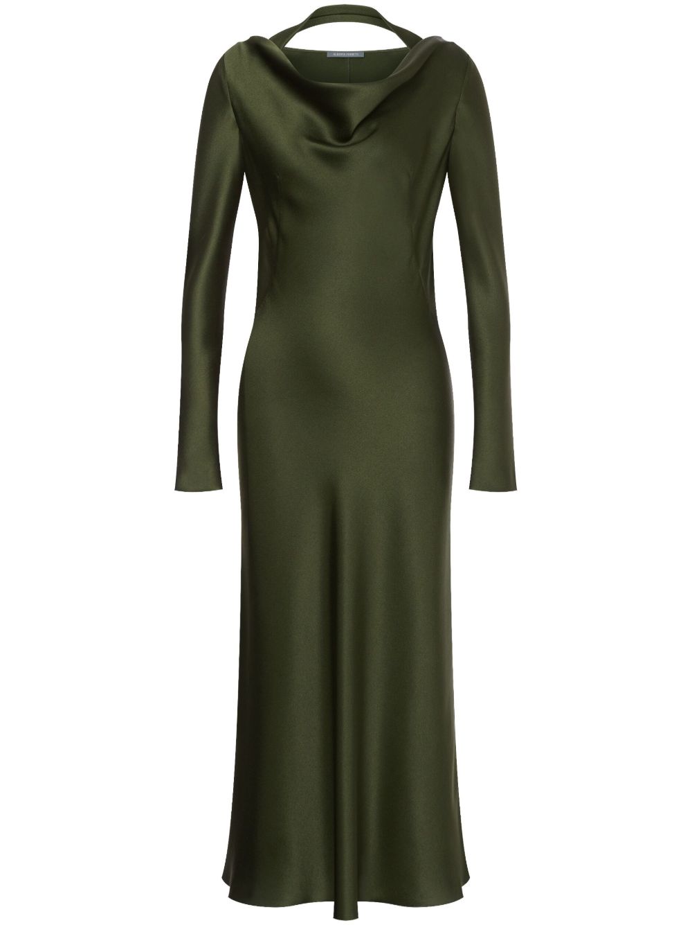 Alberta Ferretti A字连衣裙 - 绿色