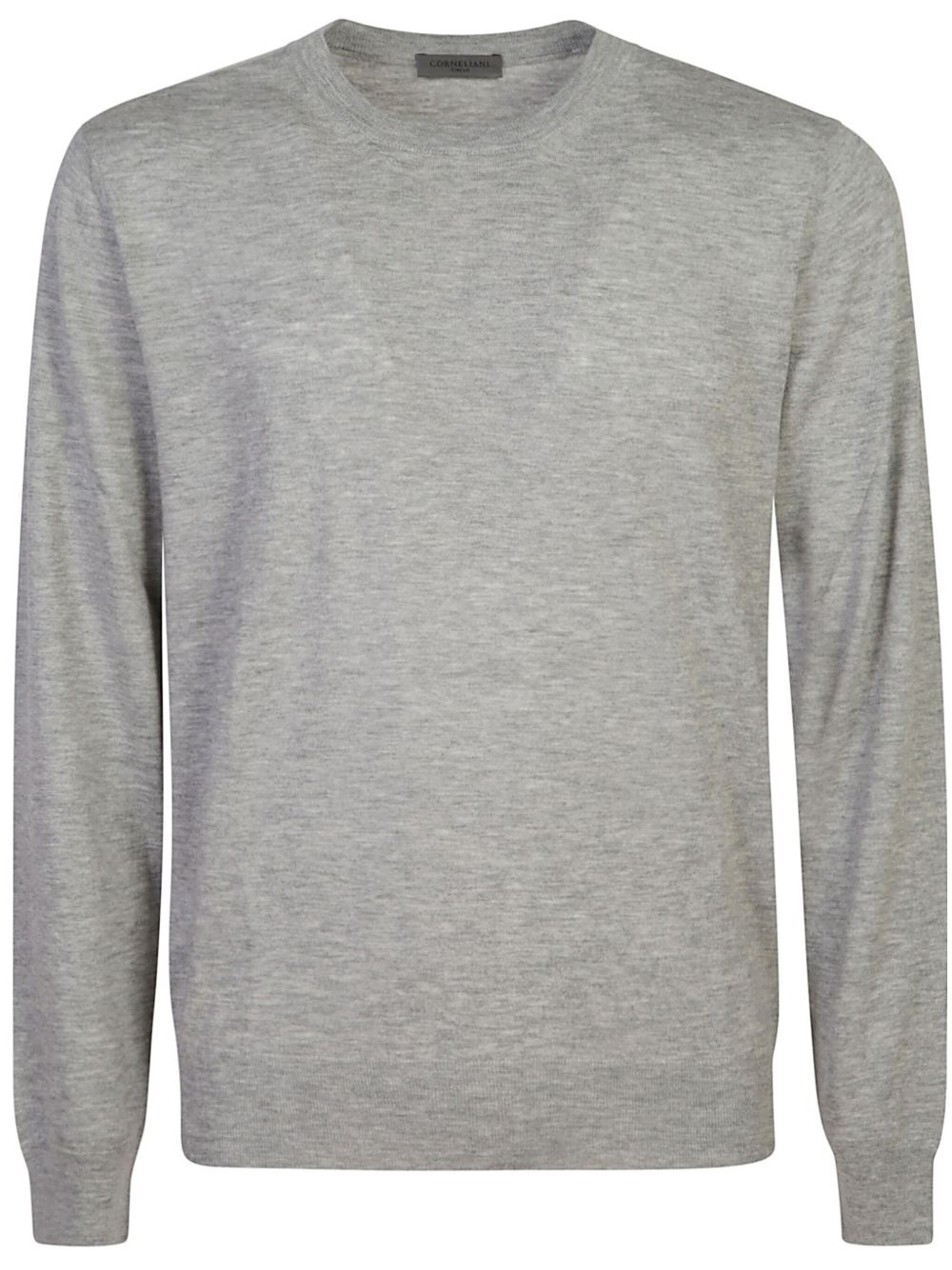 Corneliani 120's 羊毛毛衣 - 灰色