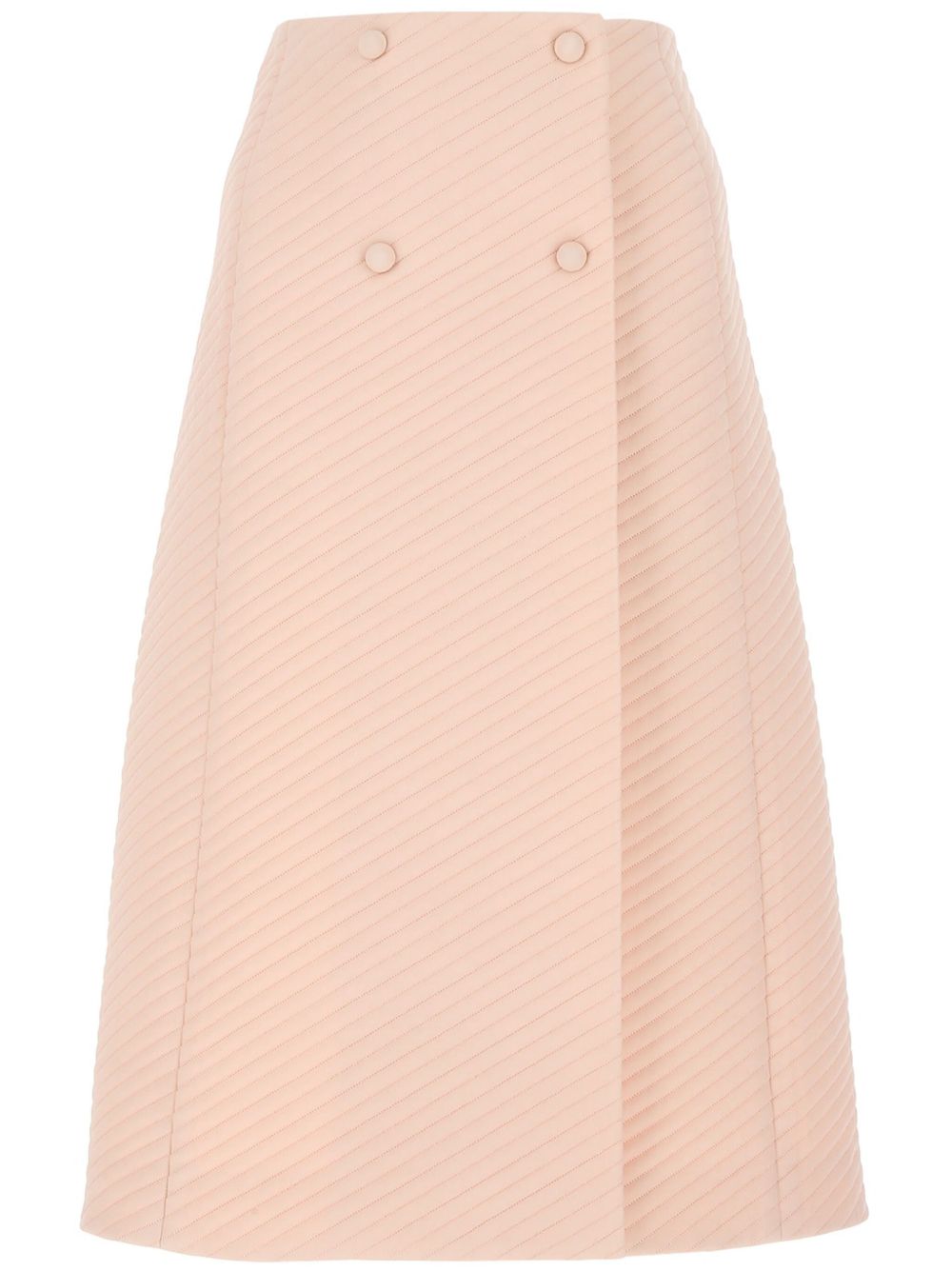 FENDI 双排扣A字形半身裙 - F1BW6 PINK