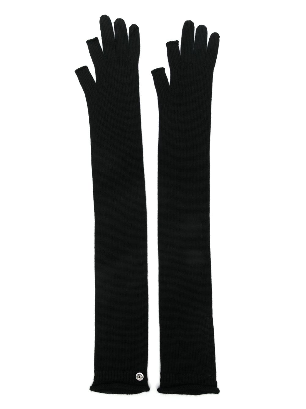 Rick Owens 长款手套 - 黑色