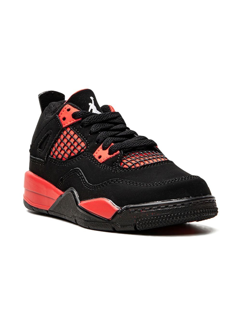 Jordan Kids Air Jordan 4 Retro 运动鞋 - 黑色