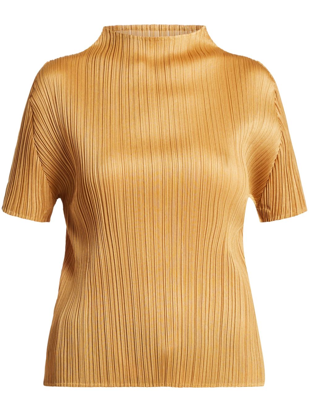 Pleats Please Issey Miyake May T恤 - 橘色