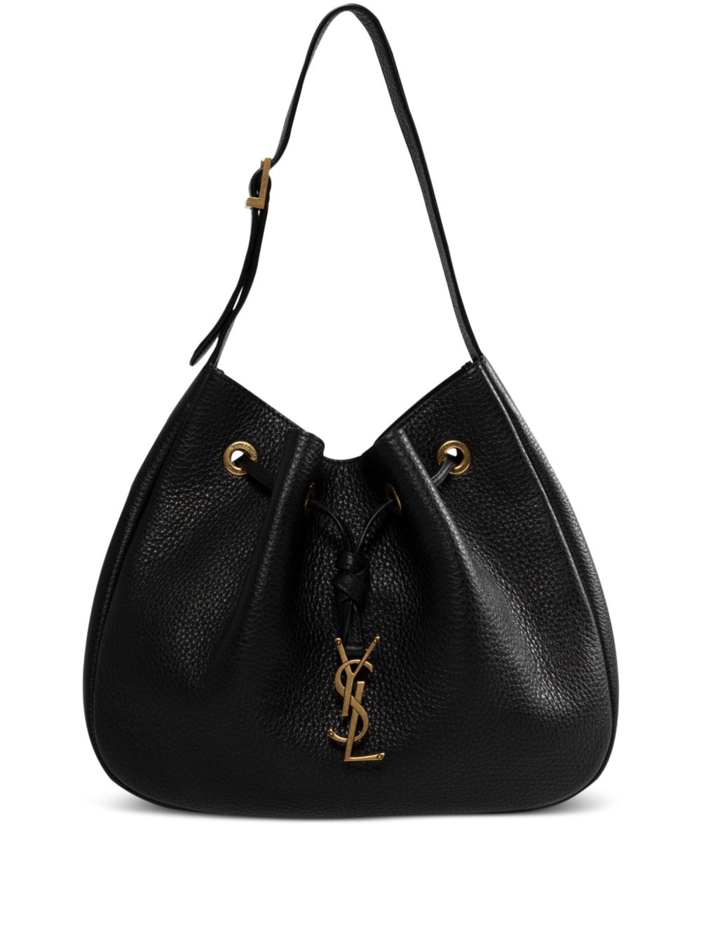 Saint Laurent Paris VII 小号水桶包 - 黑色