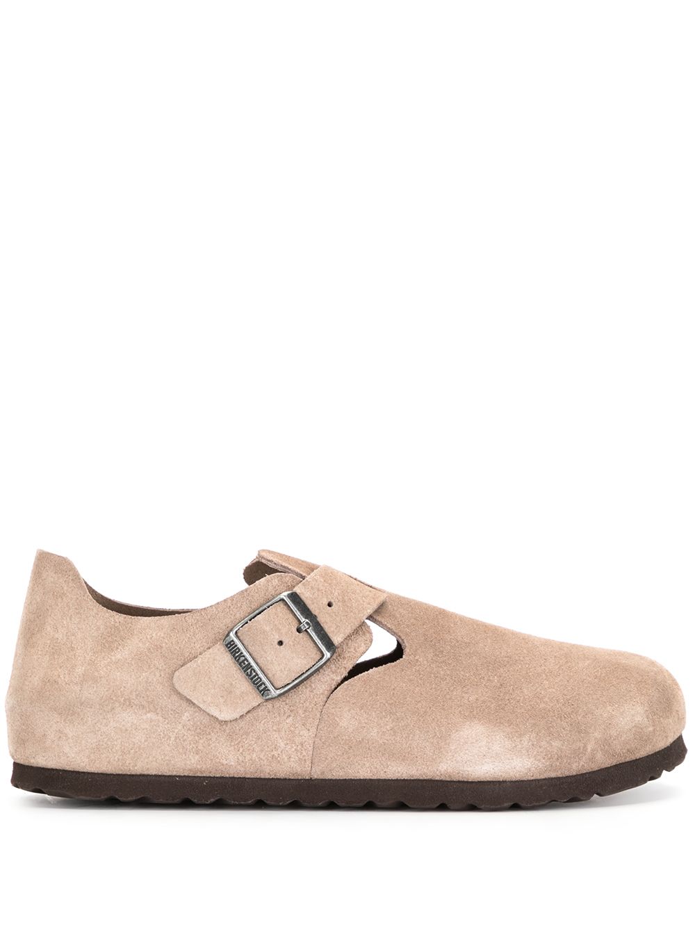 Birkenstock London 绒面皮平底鞋 - 中性色