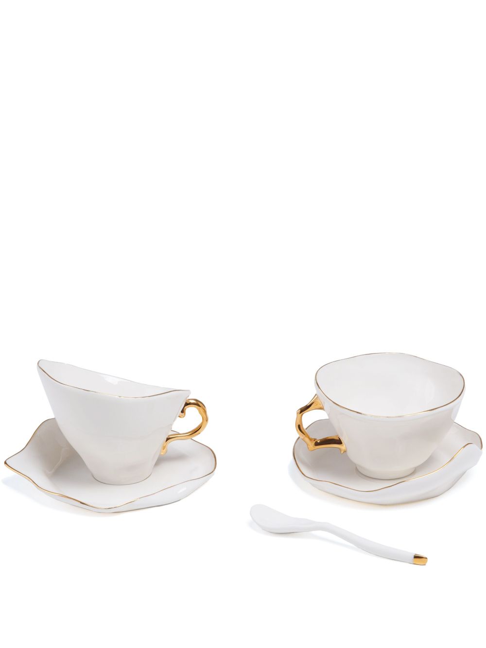 Seletti Meltdown 茶杯（两件装） - 白色