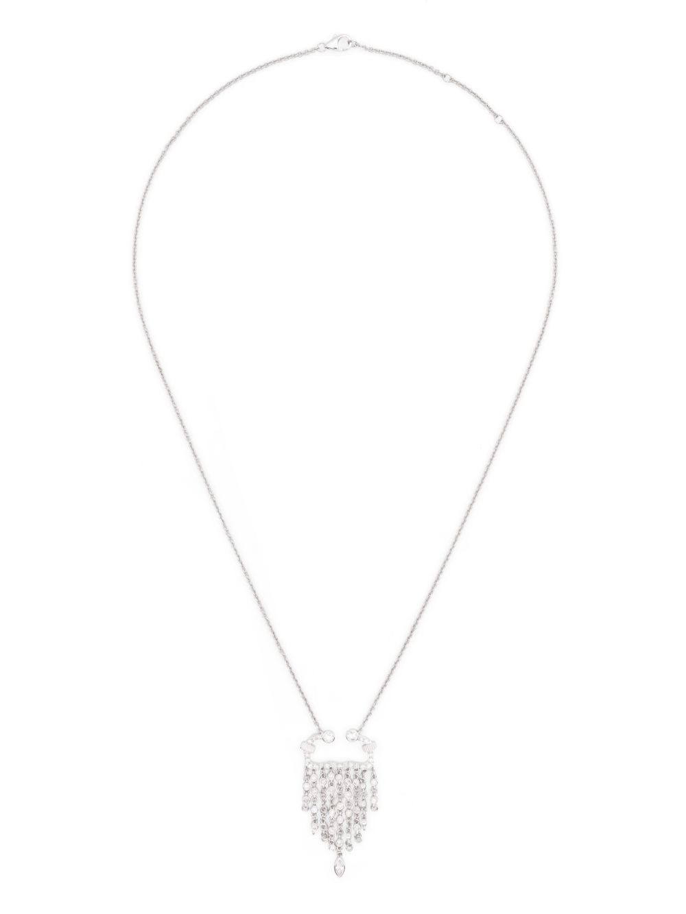 Yvonne Léon 18K白金 Collier Scorpio 项链 - 银色