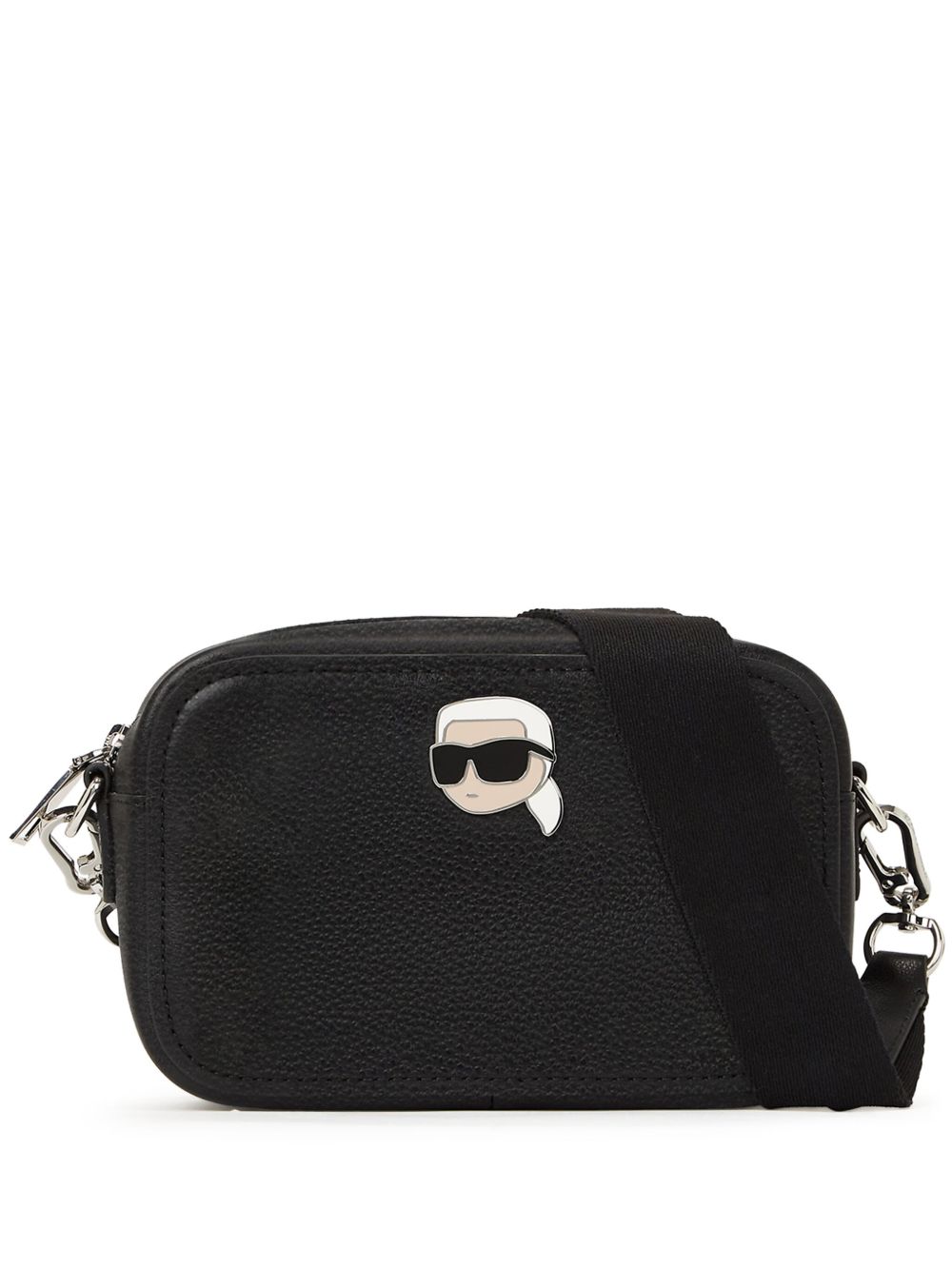 Karl Lagerfeld Ikon 斜挎包 - 黑色