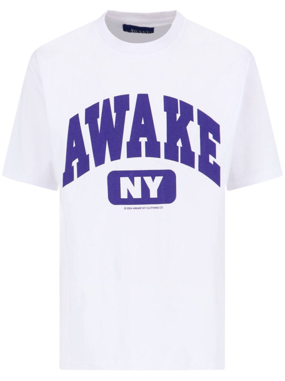 Awake NY logo印花T恤 - 白色