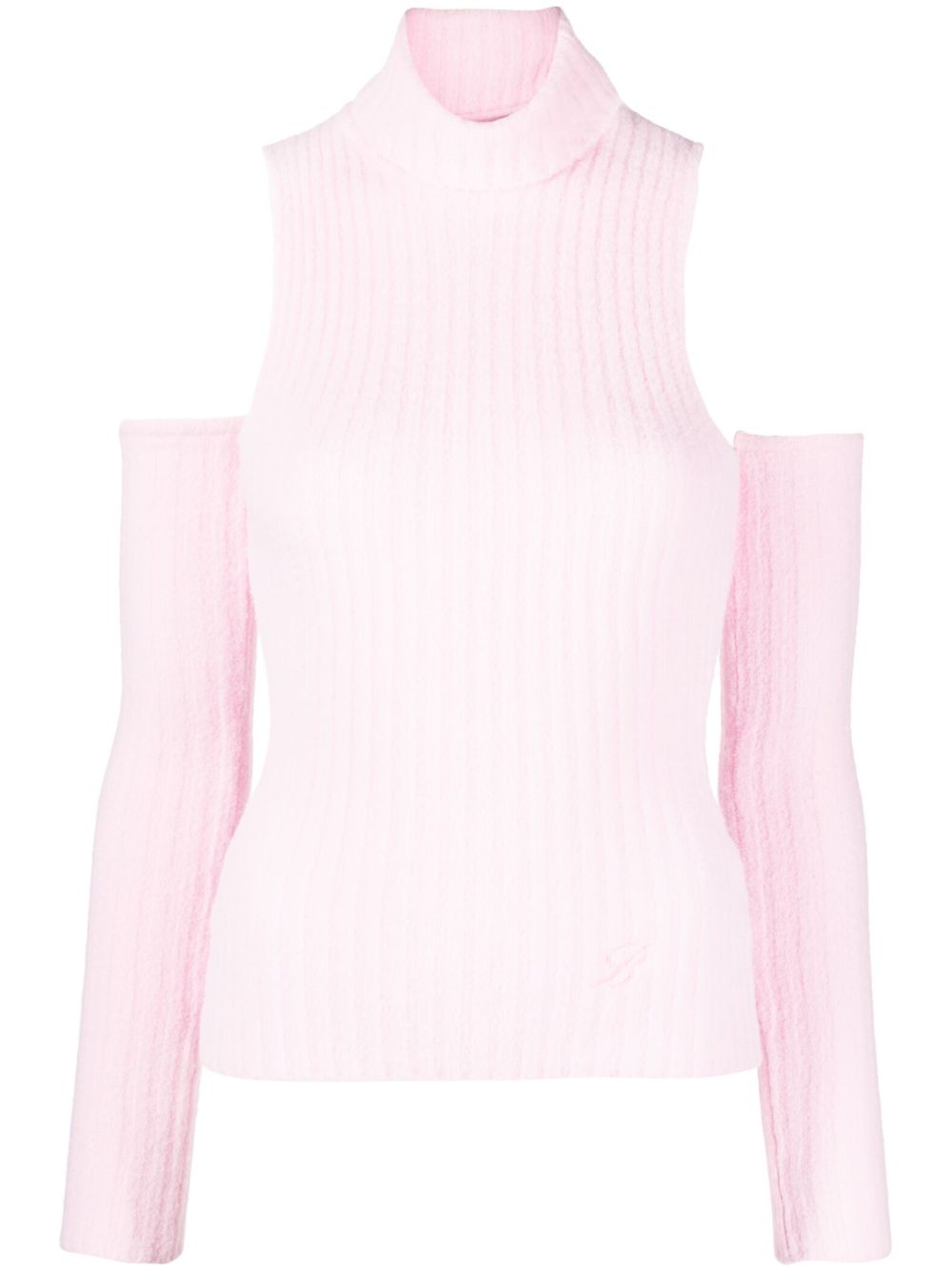 Blumarine 罗纹针织上衣 - 粉色