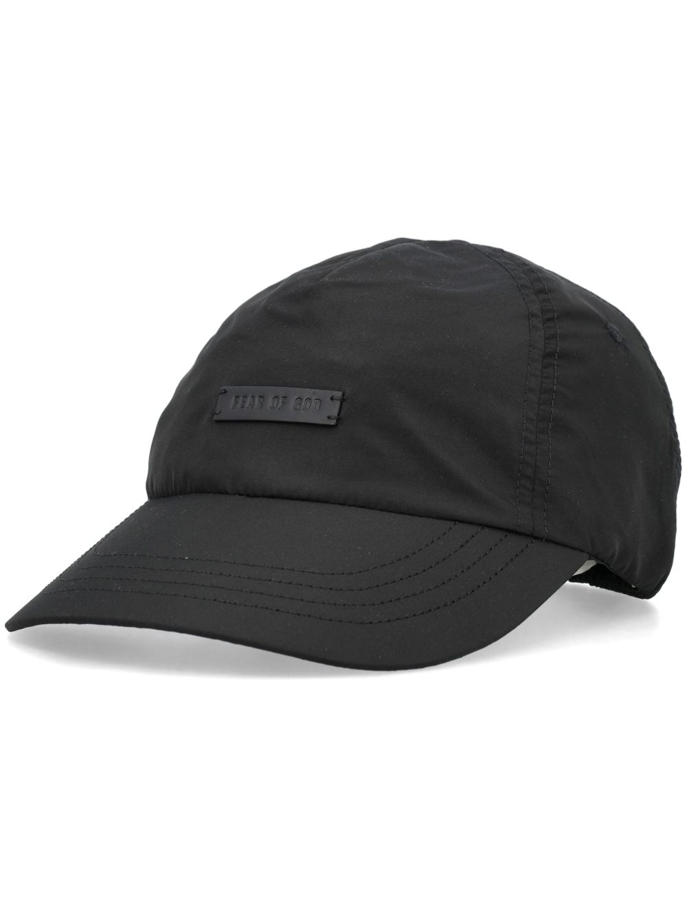 Fear Of God logo贴花棒球帽 - 黑色