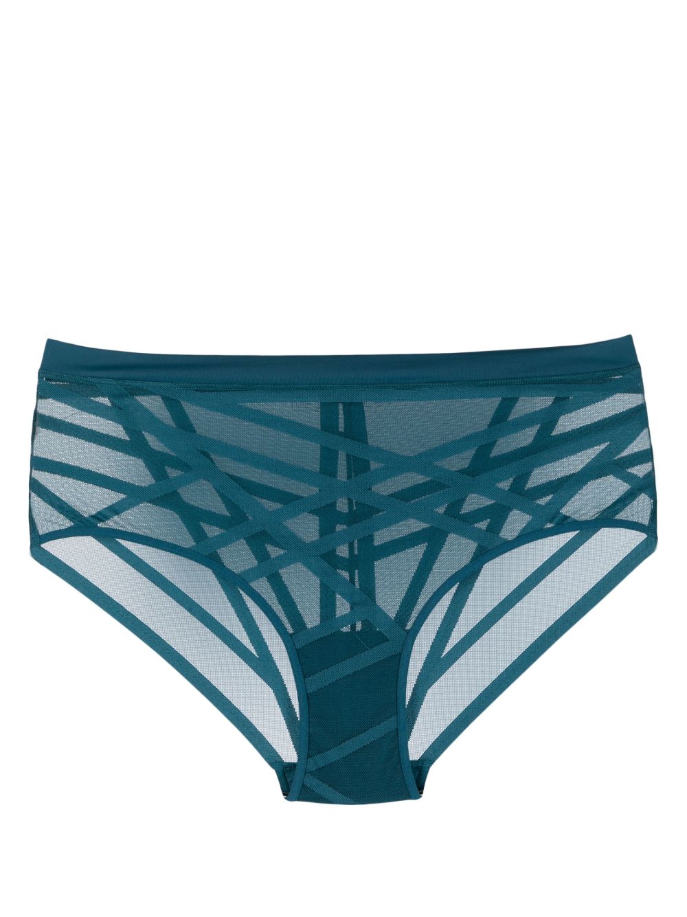 Marlies Dekkers The Illusionist 高腰三角内裤 - 蓝色