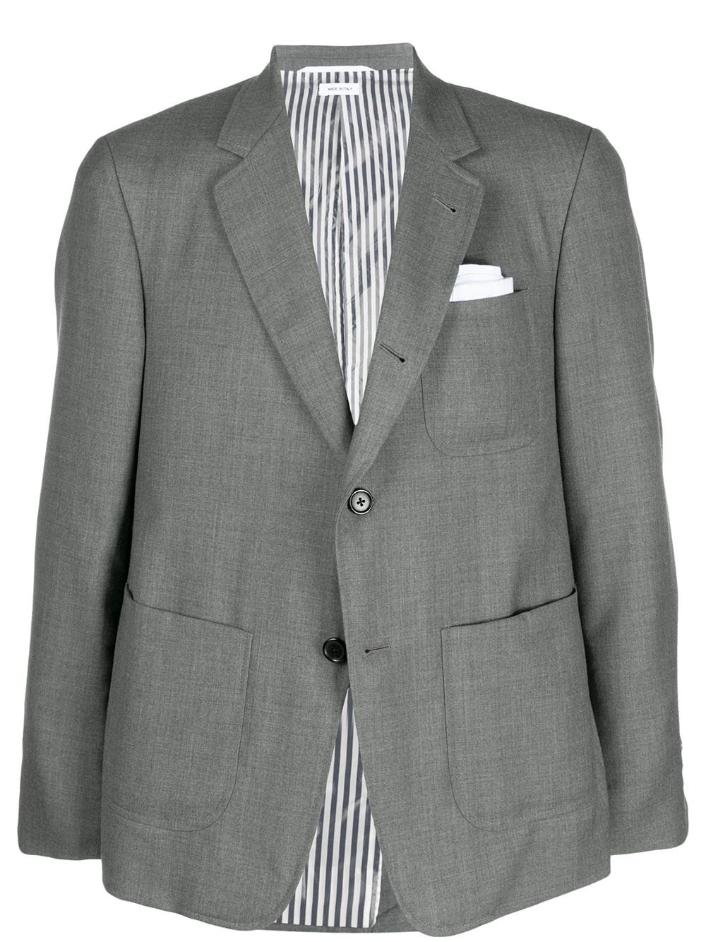 Thom Browne Super 120 西装夹克 - 灰色