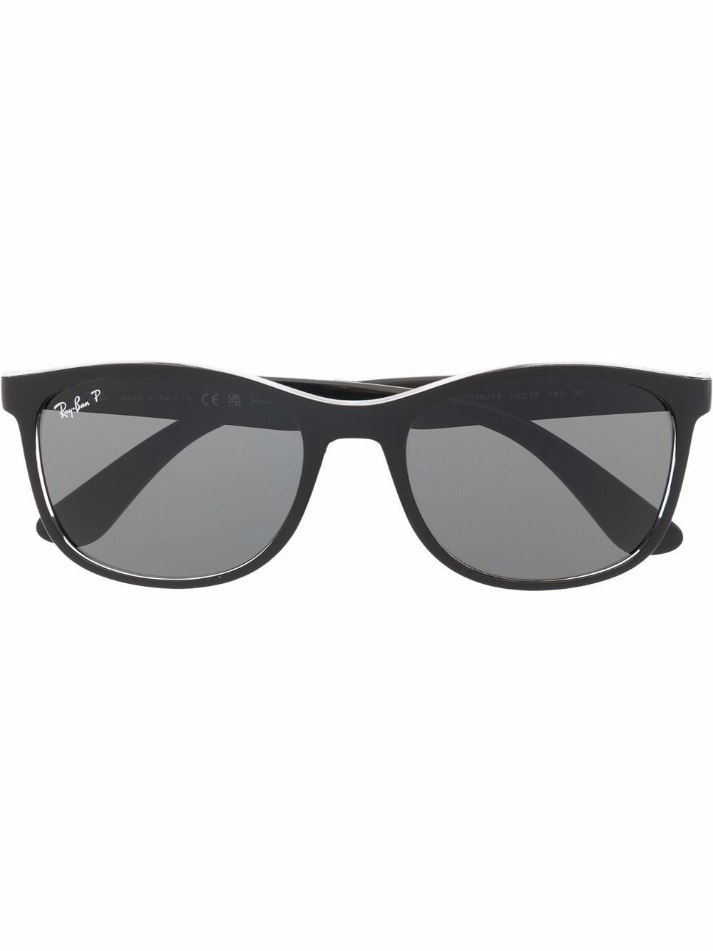 Ray-Ban 方框太阳眼镜 - 黑色