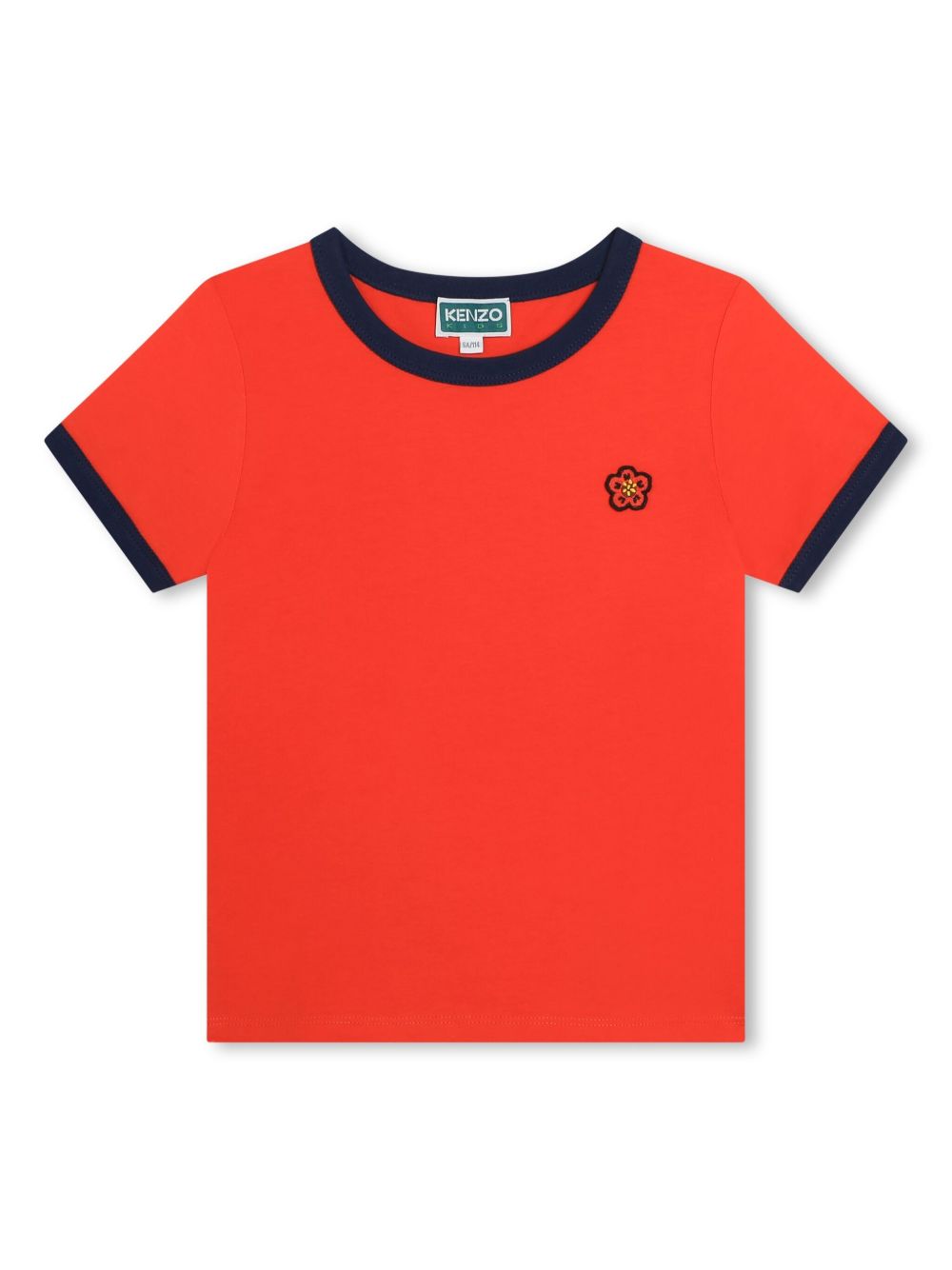 Kenzo Kids Boke Flower 棉T恤 - 红色
