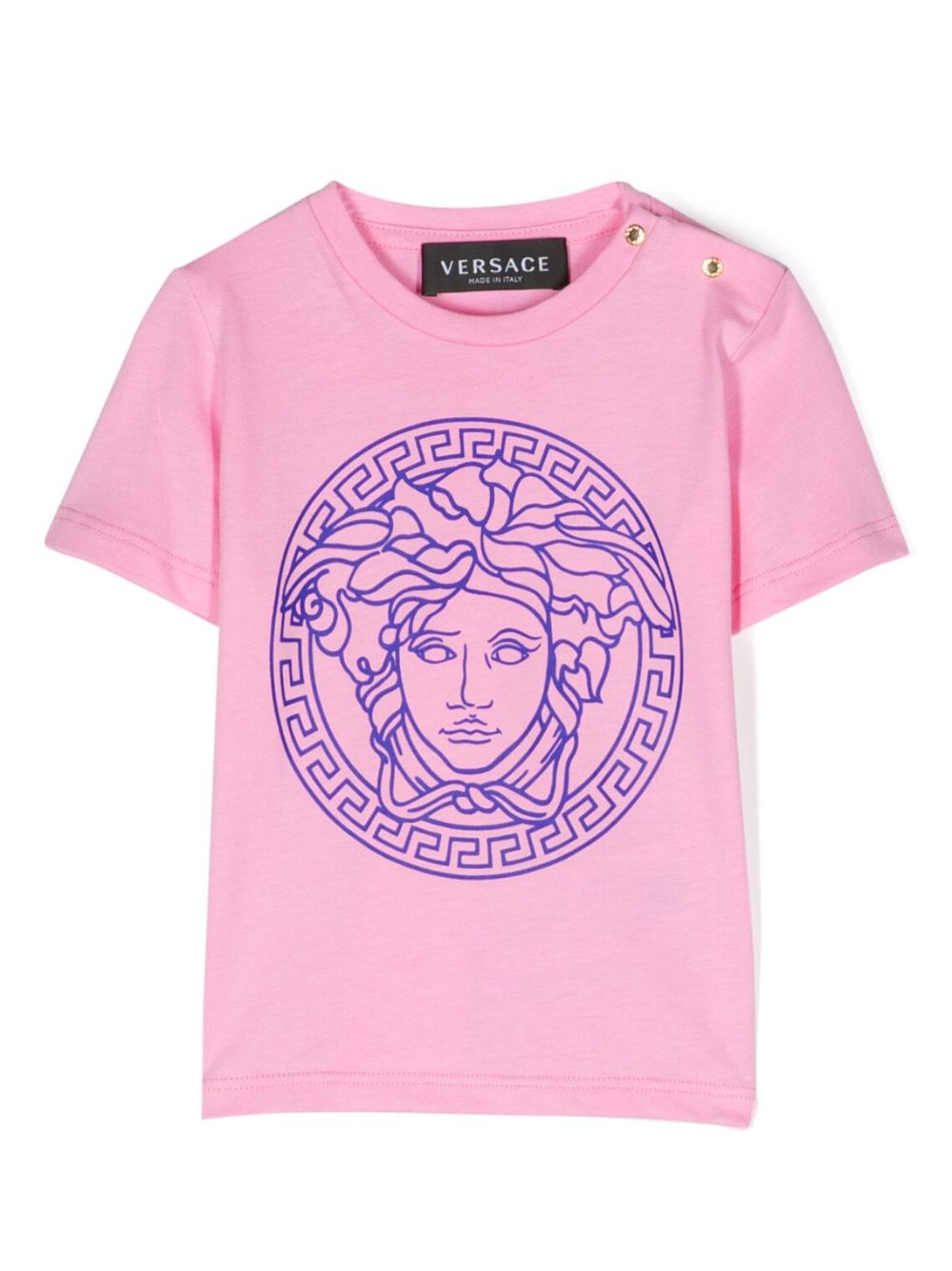 Versace Kids Medusa 棉T恤 - 粉色