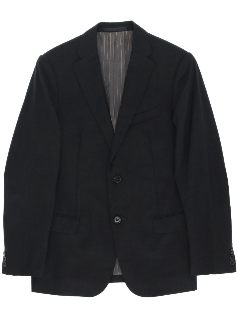 Giorgio Armani Pre-Owned 羊毛西装夹克（1990年代典藏款） - 灰色