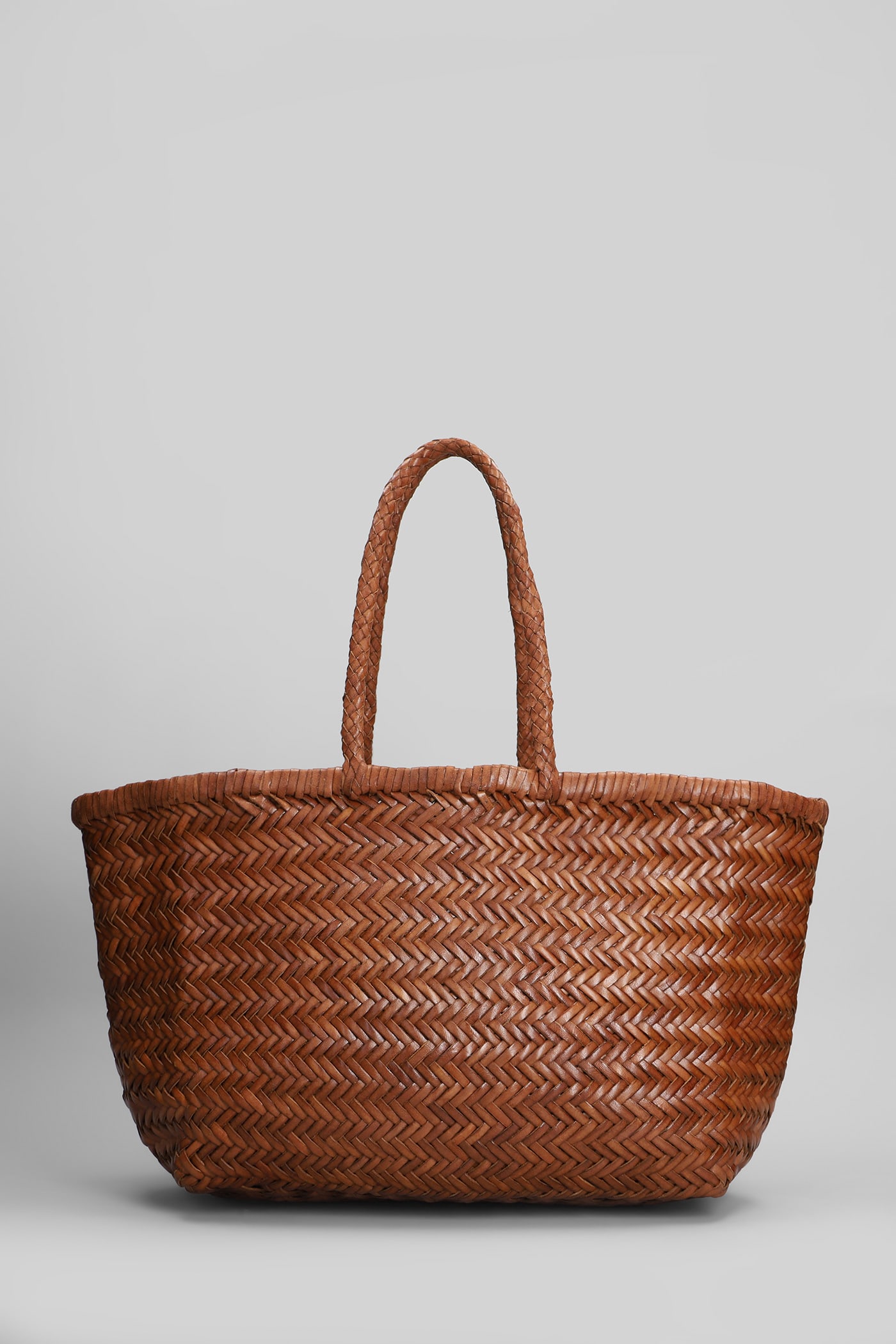 Dragon Diffusion Bamboo Triple Jump Tote In Leather Color Leather