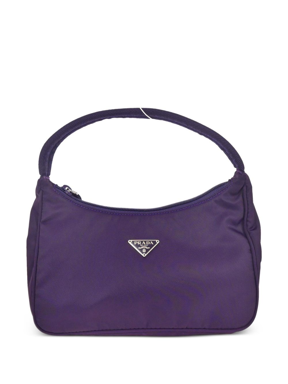 Prada Pre-Owned Triangle logo手提包（1990-2000年代典藏款） - 紫色