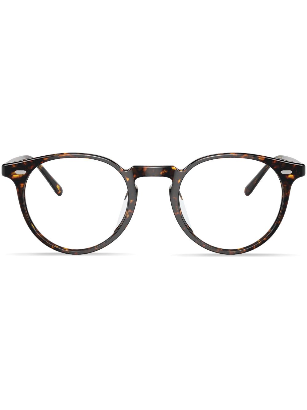 Oliver Peoples N.02 圆框眼镜 - 绿色