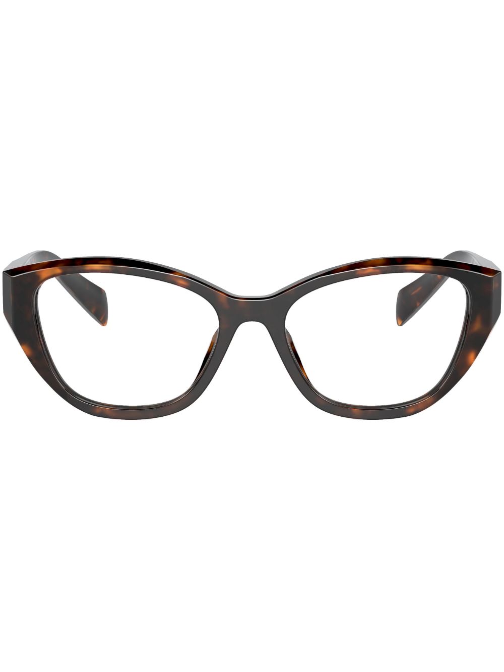 Prada Eyewear 猫眼框眼镜 - 绿色