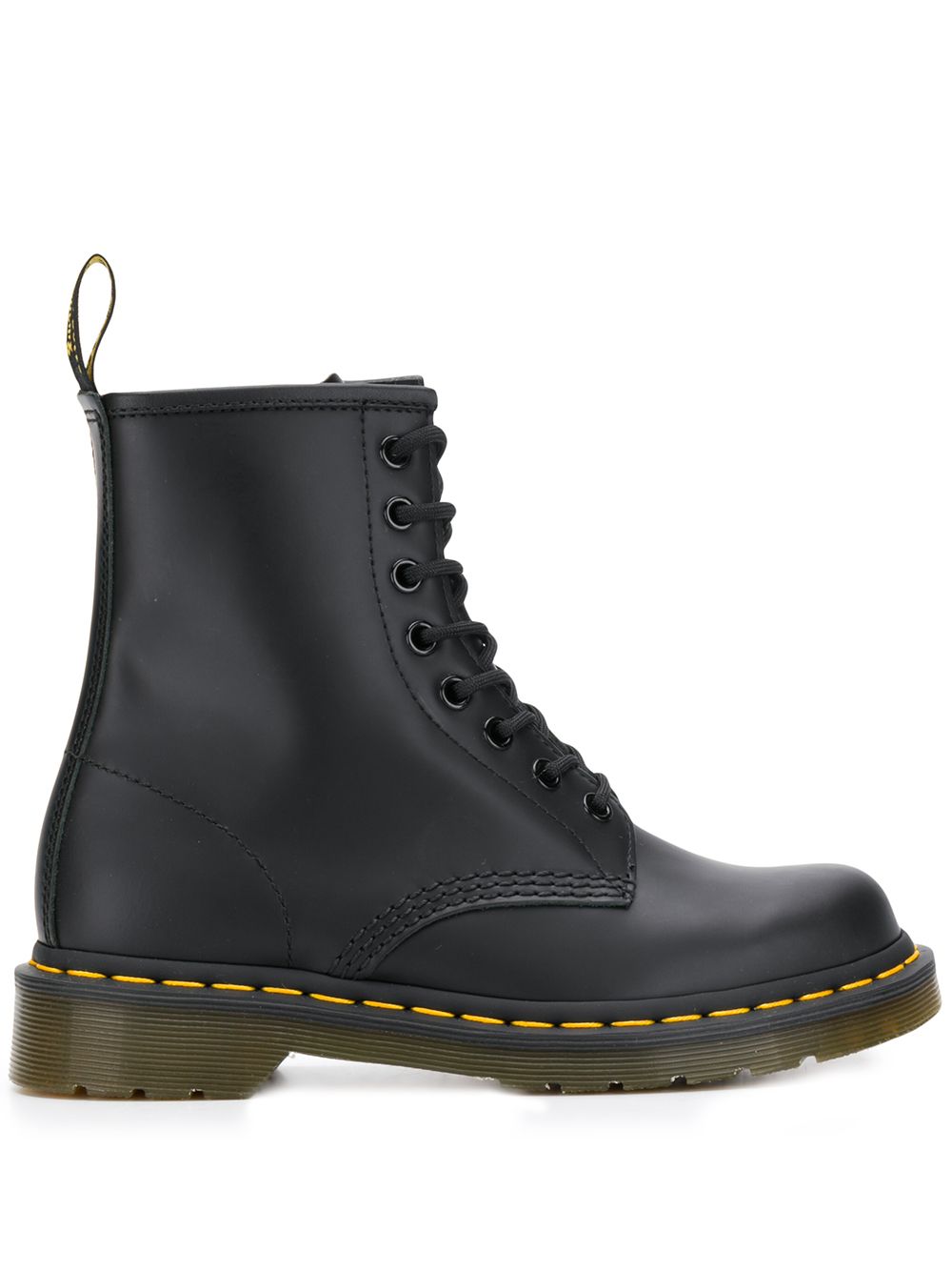 Dr. Martens 1460系列Smooth短靴 - 黑色