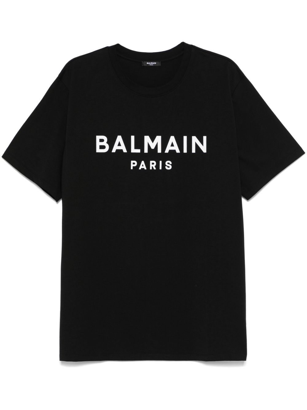 Balmain logo印花T恤 - 黑色