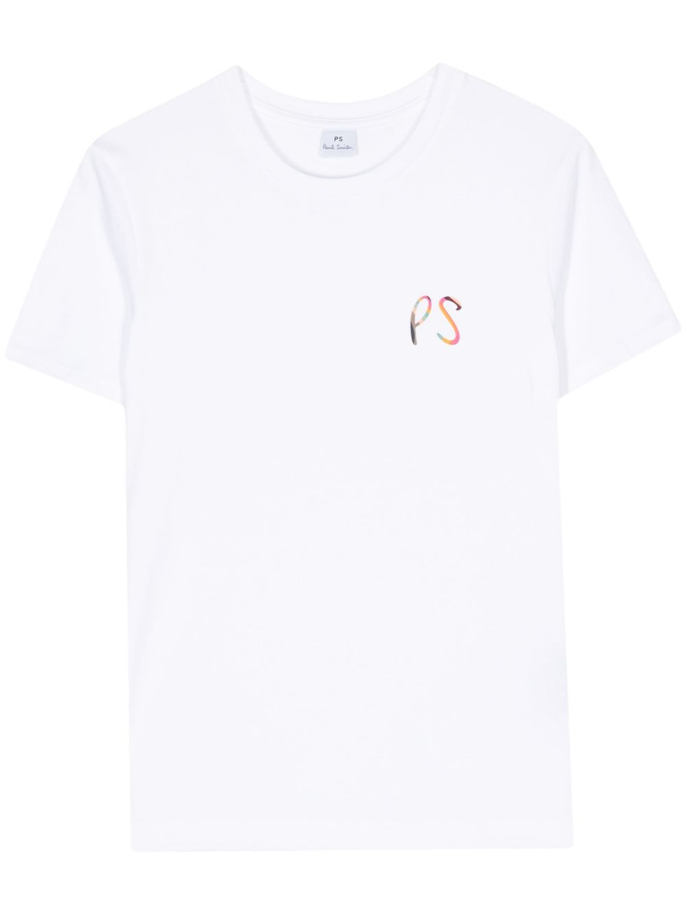 PS Paul Smith logo印花棉T恤 - 白色